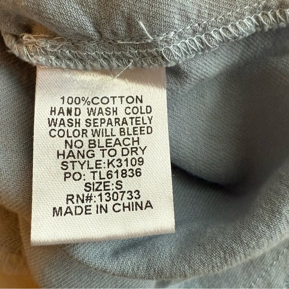 Umgee | Lightweight Chambray Flutter Sleeve Dress - image 6